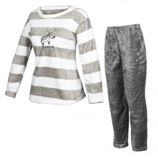 Женская тёплая махровая пижама Zebra Gray XL