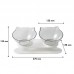 Миска для котов двойная Taotaopets 117718 27,5*13*12 см White Миска для котов двойная Taotaopets 117718 27,5*13*12 см White