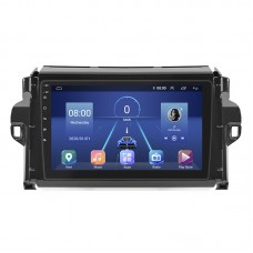 Штатная магнитола Lesko для Toyota Fortuner II Рестайлинг 2020-н.в. экран 9" 2/32Gb 4G Wi-Fi GPS Top