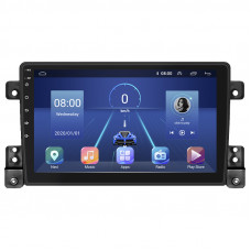 Штатная магнитола Lesko для Suzuki Grand Vitara III 2005-2008 экран 9" 4/32Gb 4G Wi-Fi GPS Top
