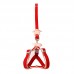 Шлея для собак или кошек с поводком Taotaopets 1710118 Red (1.0 cm) Шлея для собак или кошек с поводком Taotaopets 1710118 Red (1.0 cm)