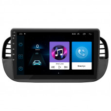 Штатная магнитола Lesko для Fiat 500 II 2007-2015 экран 9" 1/16Gb Wi-Fi GPS Base