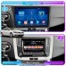 Штатная магнитола Lesko для Volkswagen Passat CC I Рестайлинг 2012-2017 экран 10" 6/128Gb 4G Wi-Fi GPS Top