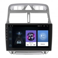 Штатная магнитола Lesko для Peugeot 307 I 2001-2005 экран 9" 1/16Gb Wi-Fi GPS Base