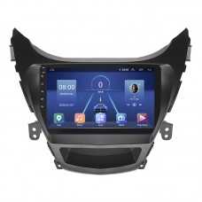 Штатная магнитола Lesko для Hyundai Elantra V (MD) 2010-2014 экран 9" 4/32Gb 4G Wi-Fi GPS Top