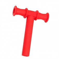 Сенсорная жевательная трубка для аутичных детей Т-образная оральная моторика Red Сенсорная жевательная трубка для аутичных детей Т-образная оральная моторика Red