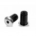 Заглушки в руль West Biking YP0804058 Silver