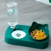 Миска для котов с поилкой Taotaopets 119906 Forest Green 22*28*14см Миска для котов с поилкой Taotaopets 119906 Forest Green 22*28*14см
