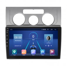 Штатная магнитола Lesko для Volkswagen Touran I Рестайлинг 2006-2010 экран 10" 4/32Gb 4G Wi-Fi GPS Top