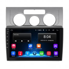 Штатная магнитола Lesko для Volkswagen Touran I Рестайлинг 2006-2010 экран 10" 2/32Gb Wi-Fi GPS Base