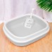 Туалет лоток для кошек с лопаткой Taotaopets 225501 46*38*13 см Gray Туалет лоток для кошек с лопаткой Taotaopets 225501 46*38*13 см Gray