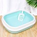 Туалет лоток для кошек с лопаткой Taotaopets 225501 46*38*13 см Blue Туалет лоток для кошек с лопаткой Taotaopets 225501 46*38*13 см Blue