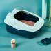 Туалет для кошек с лопаткой Taotaopets 268802 лоток для котов 40*30*18,5 cm Blue Туалет для кошек с лопаткой Taotaopets 268802 лоток для котов 40*30*18,5 cm Blue
