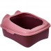 Туалет для кошек с лопаткой Taotaopets 268802 лоток для котов 40*30*18,5 cm Pink Туалет для кошек с лопаткой Taotaopets 268802 лоток для котов 40*30*18,5 cm Pink