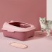 Туалет для кошек с лопаткой Taotaopets 268802 лоток для котов 40*30*18,5 cm Pink Туалет для кошек с лопаткой Taotaopets 268802 лоток для котов 40*30*18,5 cm Pink