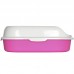 Туалет для кошек с лопаткой Taotaopets 226611 40*29*13,5 см Pink Туалет для кошек с лопаткой Taotaopets 226611 40*29*13,5 см Pink