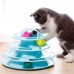 Игрушка Taotaopets 077705 для кота интелектуальная 4-ёх уровневая Башня 25*16.5 см Blue