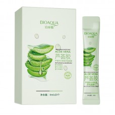 Ночная маска для лица Bioaqua Aloe Vera Replenishing Moisturizing Multifunctional Mask с экстрактом алоэ 4 мл 20 штук Ночная маска для лица Bioaqua Aloe Vera Replenishing Moisturizing Multifunctional Mask с экстрактом алоэ 4 мл 20 штук