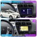 Штатная магнитола Lesko для Toyota Prius v (+) I Рестайлинг (ZVW40/41) 2014-2021 экран 9" 4/64Gb 4G Wi-Fi GPS Top