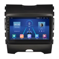 Штатная магнитола Lesko для Ford Edge II 2015-2018 экран 9" 4/32Gb 4G Wi-Fi GPS Top