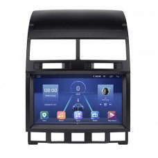 Штатная магнитола Lesko для Volkswagen Touareg I Рестайлинг 2006-2010 экран 9" 6/128Gb 4G Wi-Fi GPS Top