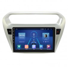 Штатная магнитола Lesko для Peugeot 301 I 2012-2016 экран 9" 6/128Gb 4G Wi-Fi GPS Top