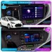 Штатная магнитола Lesko для Toyota Prius c I 2011-2015 экран 9" 6/128Gb 4G Wi-Fi GPS Top