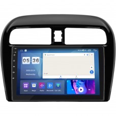 Штатная магнитола Lesko для Mitsubishi Mirage VI 2012-2015 экран 9" 2/32Gb CarPlay 4G Wi-Fi GPS Prime