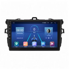 Штатная магнитола Lesko для Toyota Corolla X (E140, E150) 2006-2012 экран 9" 2/32Gb 4G Wi-Fi GPS Top