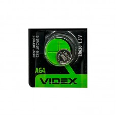 Батарейка часовая Videx AG 4 (LR626)