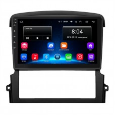 Штатная магнитола Lesko для Kia Sorento I Рестайлинг 2006-2011 экран 9" 2/32Gb Wi-Fi GPS Base