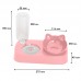 Миска для котов с поилкой Taotaopets 119906 Pink 22*28*14см Миска для котов с поилкой Taotaopets 119906 Pink 22*28*14см