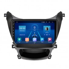 Штатная магнитола Lesko для Hyundai Avante V ver 2 2010-2015 экран 9" 4/32Gb 4G Wi-Fi GPS Top