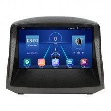 Штатная магнитола Lesko для Ford Fiesta Mk6 2008-2013 экран 9" 2/32Gb 4G Wi-Fi GPS Top