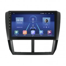 Штатная магнитола Lesko для Subaru Forester III Рестайлинг 2011-2013 экран 9" 4/32Gb 4G Wi-Fi GPS Top