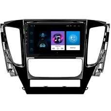 Штатная магнитола Lesko для Mitsubishi Pajero Sport III 2015-2021 экран 9" 1/16Gb Wi-Fi GPS Base