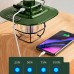 Фонарь кемпинговый X-Balog LY02 Retro Lamp 2 режима регулятор теплый и холодный свет PowerBank Green