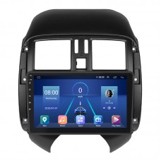 Штатная магнитола Lesko для Nissan Sunny N17 2012-2014 экран 9" 2/32Gb 4G Wi-Fi GPS Top