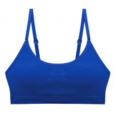 Топ женский в рубчик B02# с регулируемыми брителями Синий M 70/75 ABC Топ женский в рубчик B02# с регулируемыми брителями Синий M 70/75 ABC