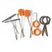 Набор инструментов съемников 11501 для снятия обшивки салона автомобиля 12 предметов Orange Набор инструментов съемников 11501 для снятия обшивки салона автомобиля 12 предметов Orange