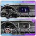 Штатная магнитола Lesko для Fiat 500X I 2014-2018 экран 9" 4/32Gb 4G Wi-Fi GPS Top