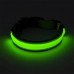 Светодиодный LED ошейник USB светящийся для собак и котов Green M