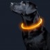Светодиодный LED ошейник L-18 USB светящийся водоотталкивающий для собак и котов  Yellow M Светодиодный LED ошейник L-18 USB светящийся водоотталкивающий для собак и котов  Yellow M