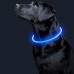 Светодиодный LED ошейник L-18 USB светящийся водоотталкивающий для собак и котов Blue L Светодиодный LED ошейник L-18 USB светящийся водоотталкивающий для собак и котов Blue L