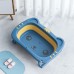 Детская складная ванночка Bestbaby BS-8766 Котик Blue