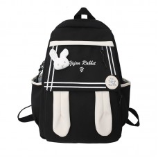 Рюкзак подростковый 21727 Зайка 20L Black