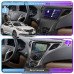 Штатная магнитола Lesko для Hyundai Azera II 2011-2014 экран 9" 1/16Gb Wi-Fi GPS Base
