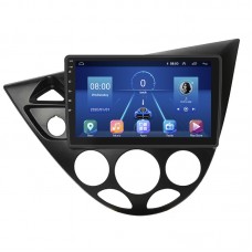 Штатная магнитола Lesko для Ford Focus I (North America) 1999-2004 экран 9" 4/32Gb 4G Wi-Fi GPS Top