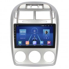 Штатная магнитола Lesko для Kia Cerato I Manual AC 2003-2007 экран 9" 4/32Gb 4G Wi-Fi GPS Top