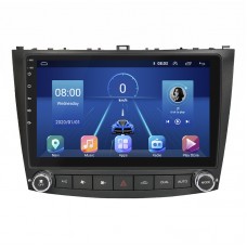 Штатная магнитола Lesko для Lexus IS II 2005-2008 экран 10" 2/32Gb 4G Wi-Fi GPS Top